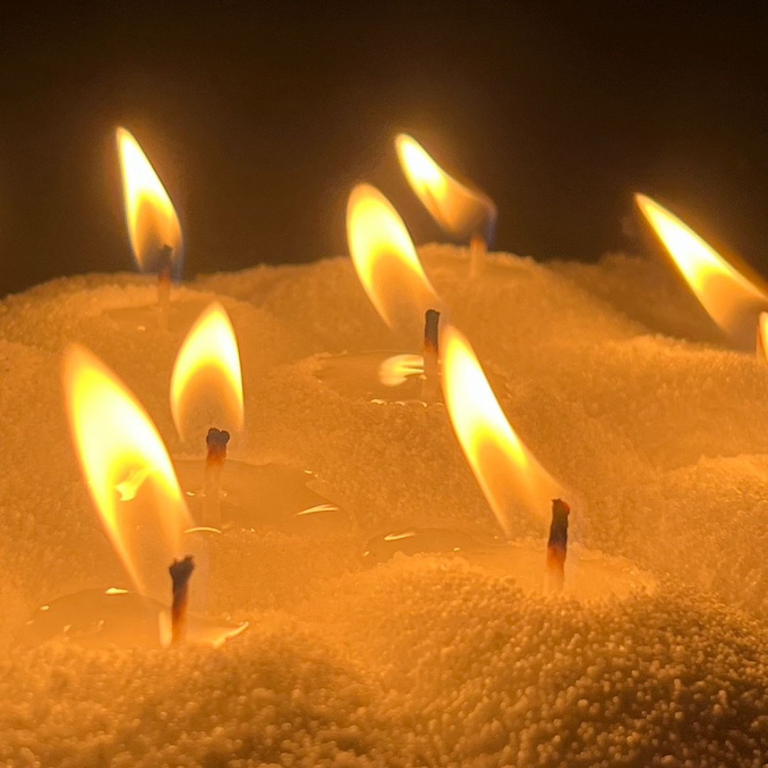 moon sand - pearled candles 400g
