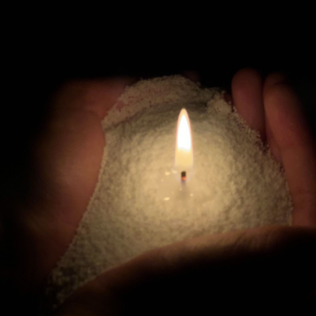 moon sand - pearled candles 400g