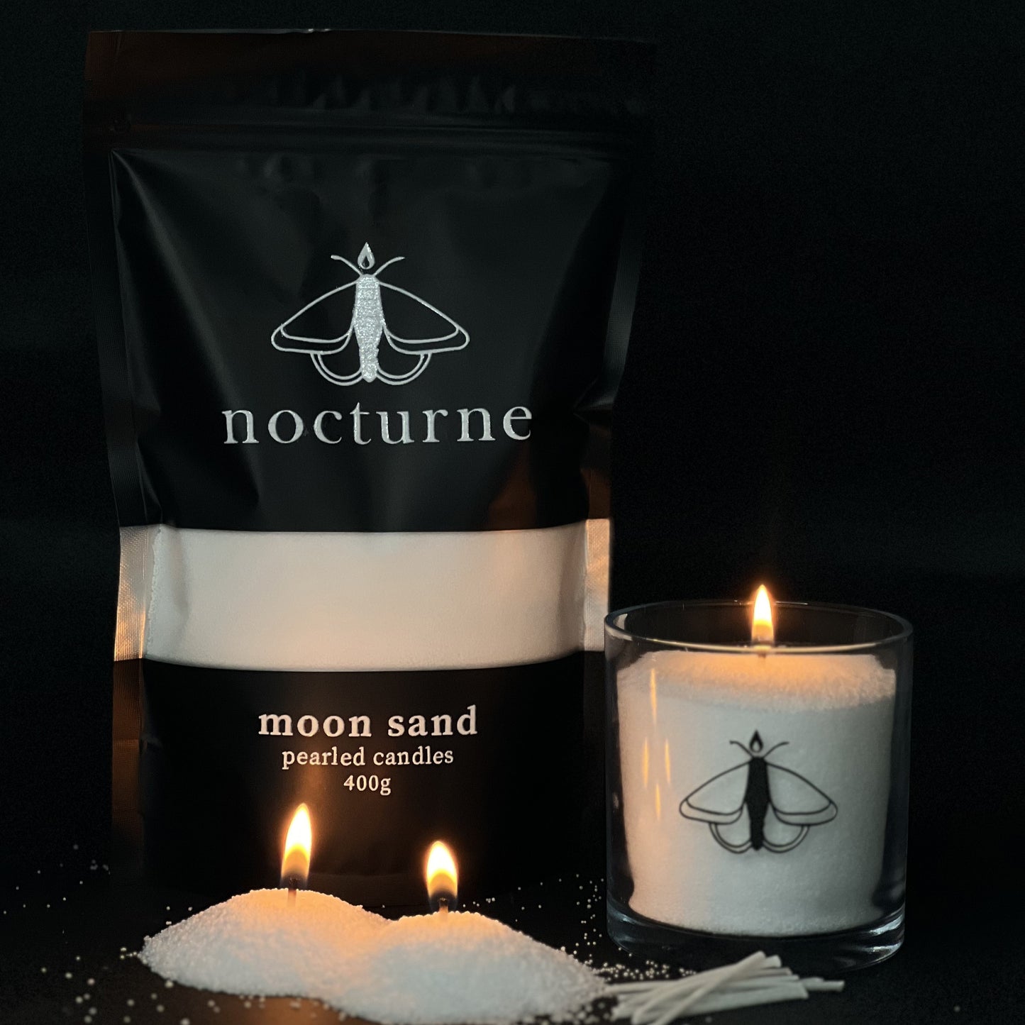 moon sand - pearled candles 400g