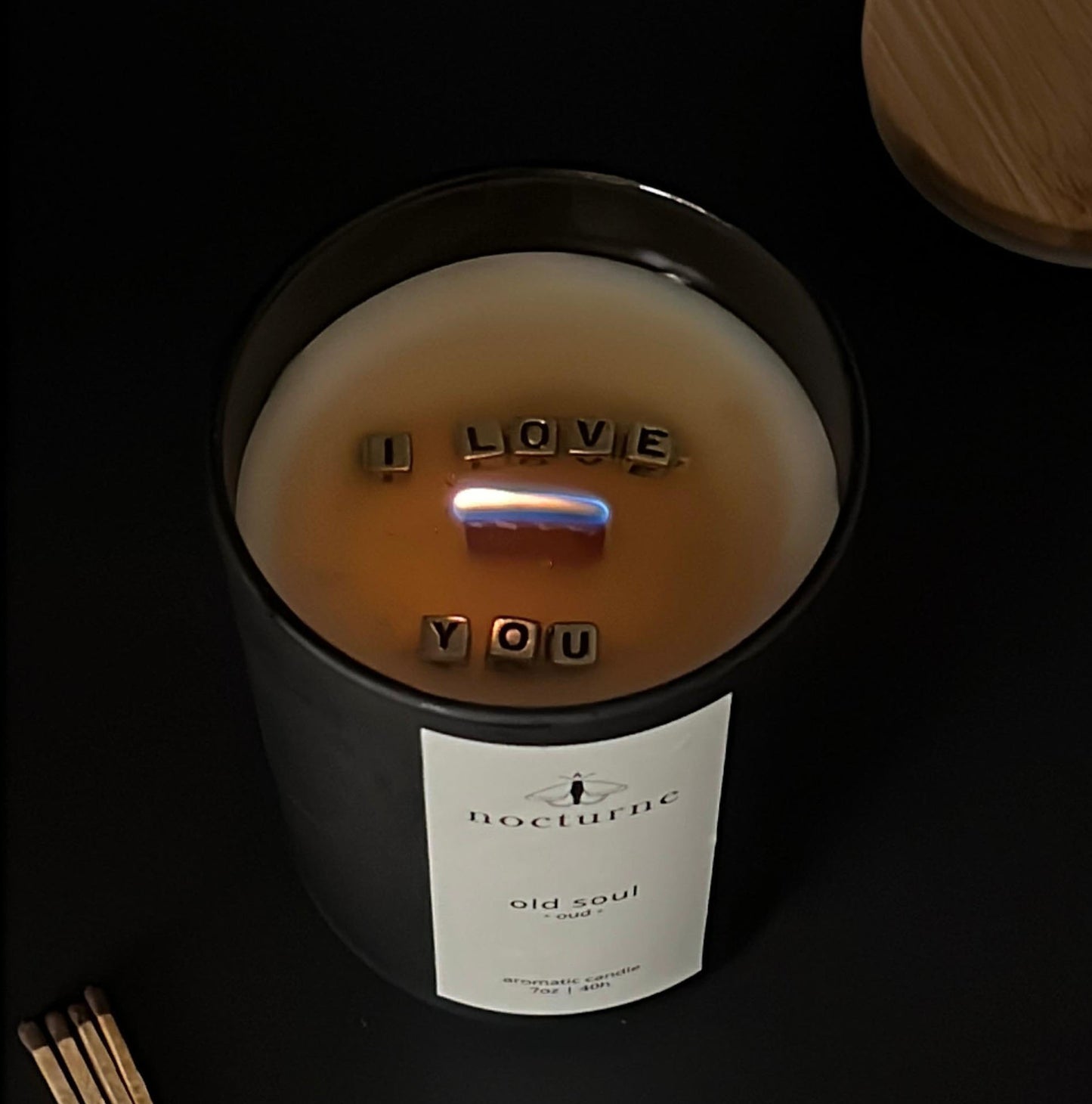 hidden message candle