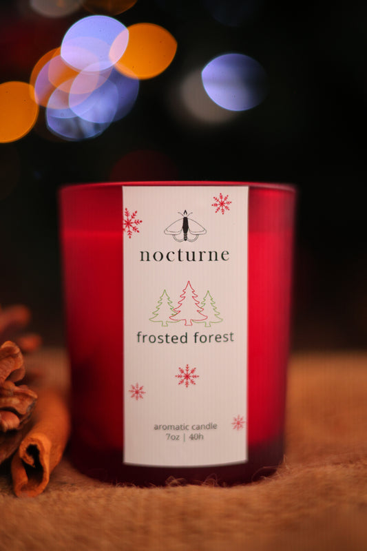 frosted forest - the holidays' special aromatic candle